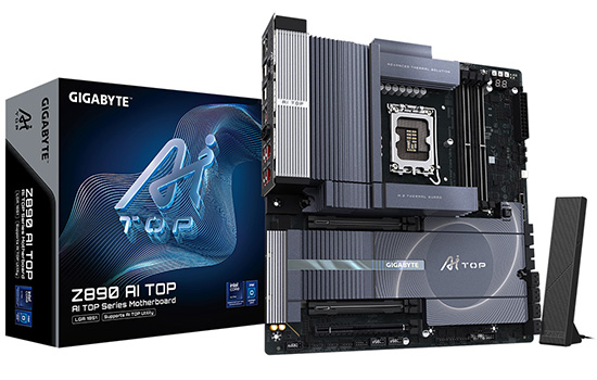 Placa-Mãe Gigabyte Z890 AI TOP LGA 1851 EATX DDR5 | Terabyte